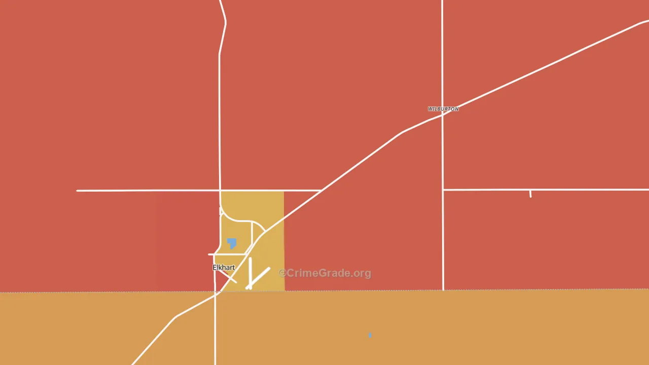 Morton County, KS Map of Drug-Related Crime Rates