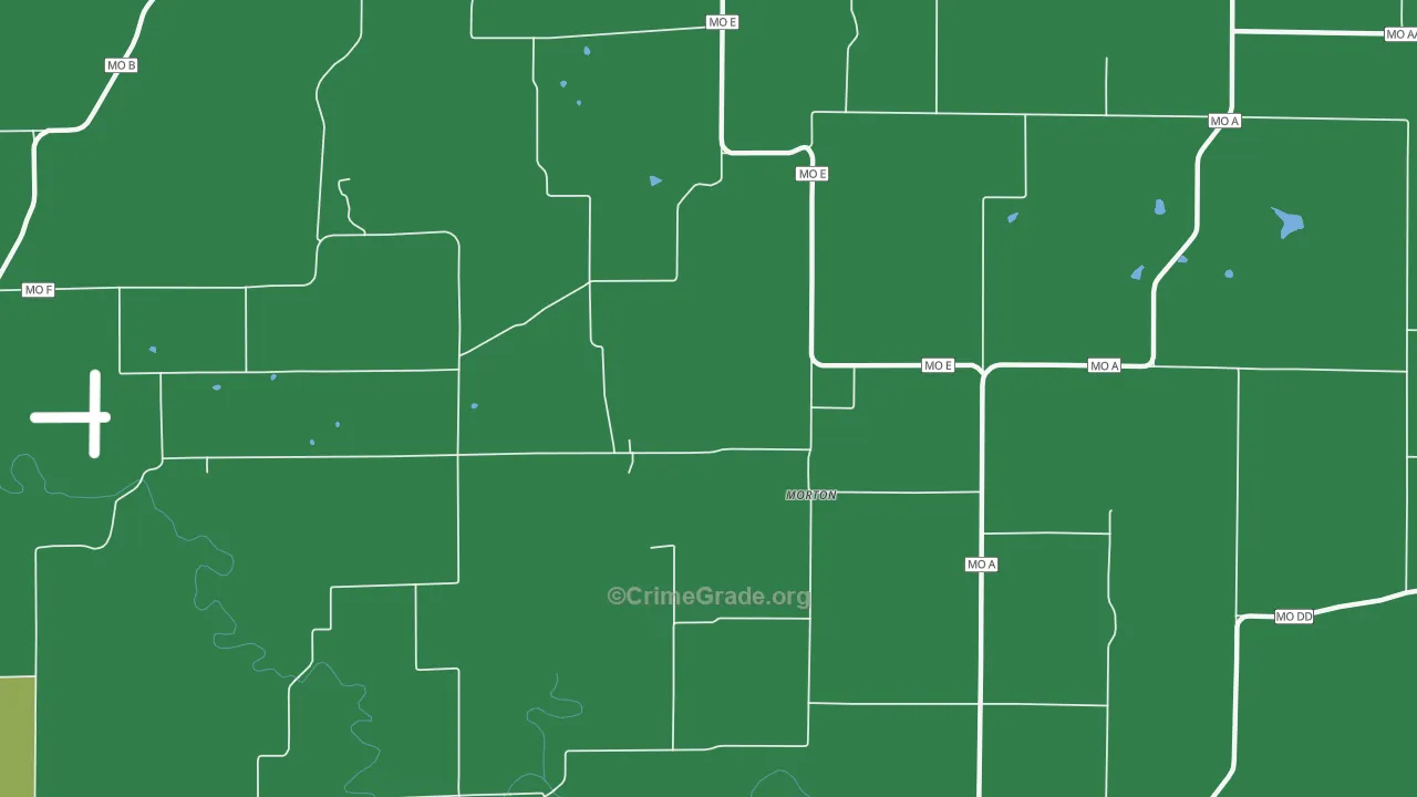Morton, MO Map of Drug-Related Crime Rates