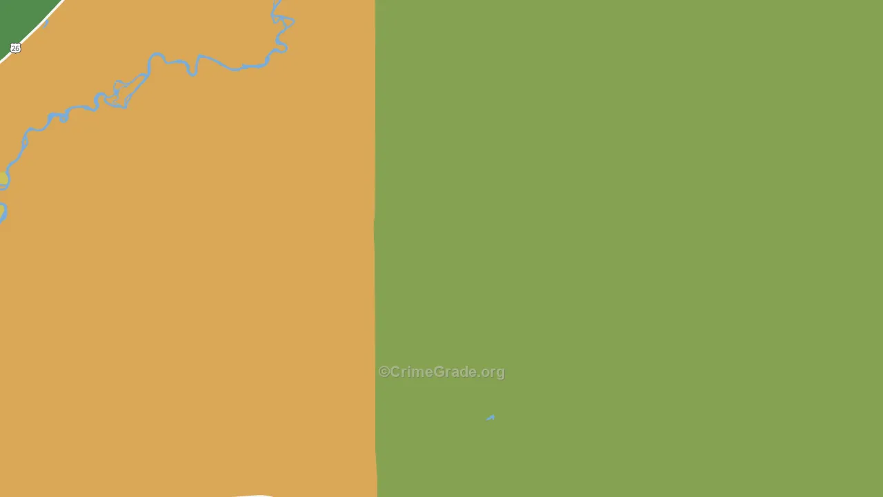 Morton, WY Map of Drug-Related Crime Rates