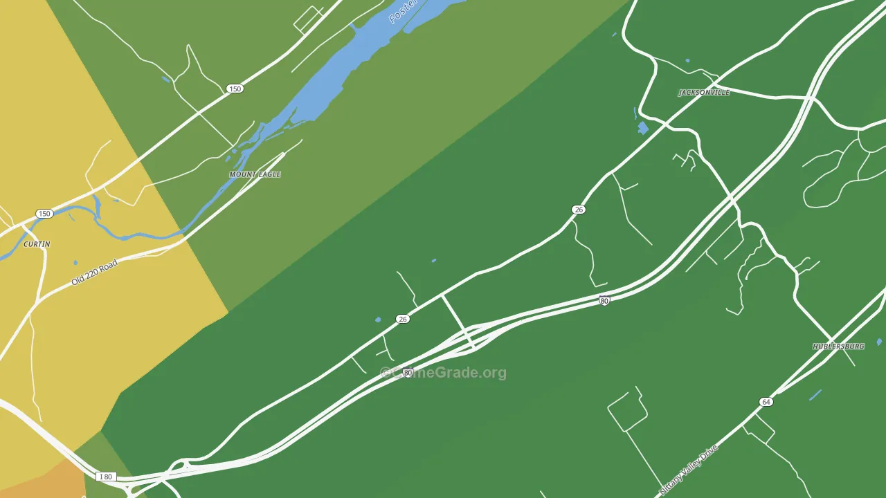 Mount Eagle, PA Map of Drug-Related Crime Rates