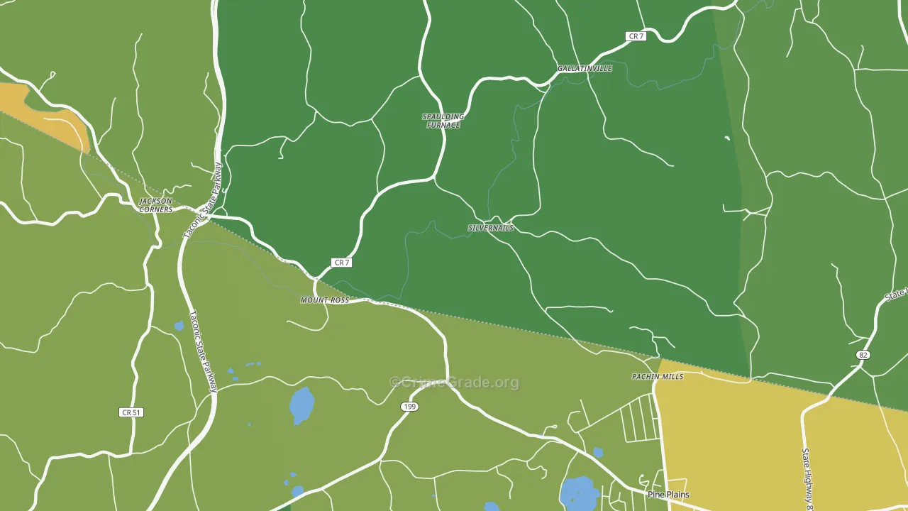 Mount Ross, NY Map of Drug-Related Crime Rates