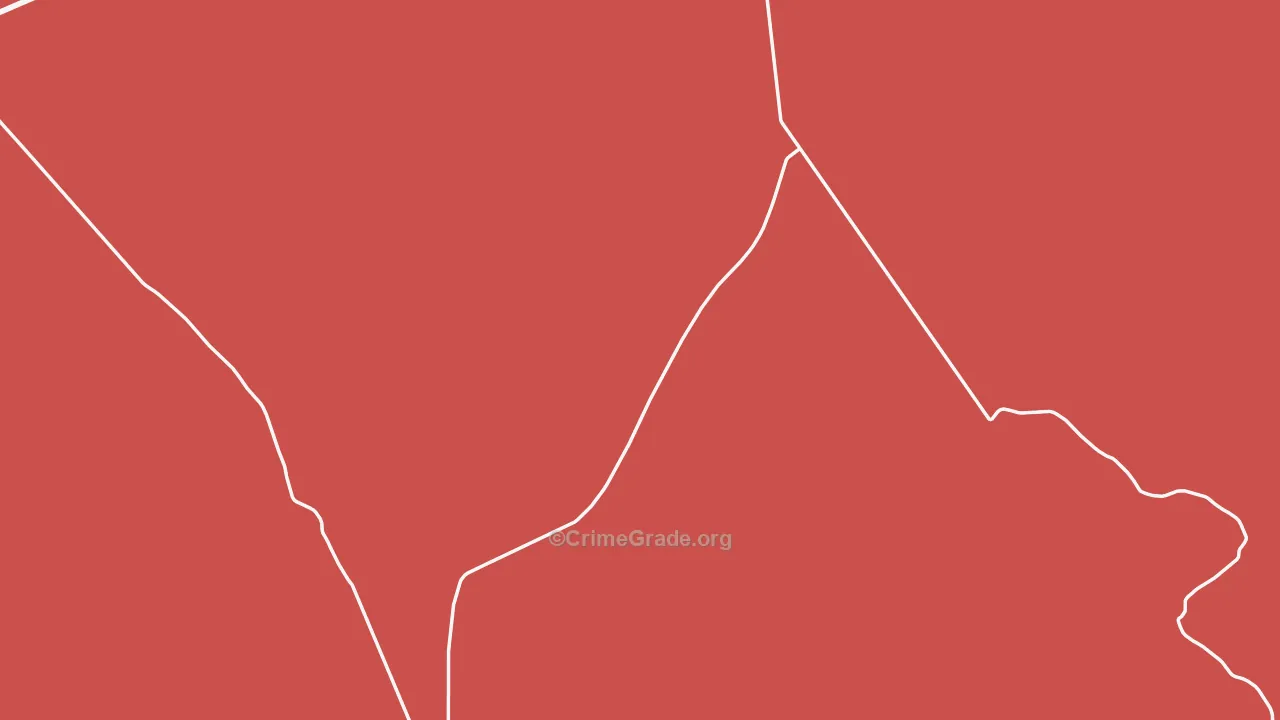 Mountain Pass, CA Map of Drug-Related Crime Rates