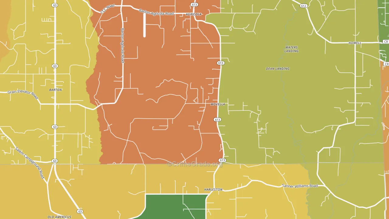 Movella, MS Map of Drug-Related Crime Rates