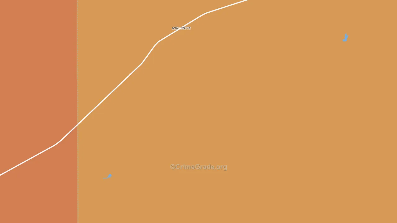 Mud Butte, SD Map of Drug-Related Crime Rates