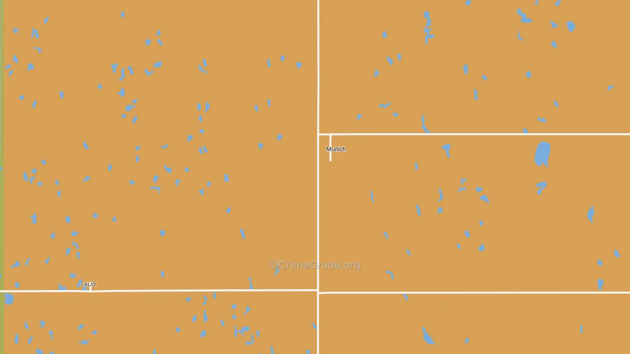 Munich, ND Map of Drug-Related Crime Rates