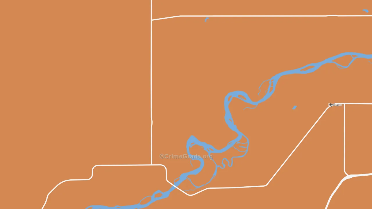 Myers, MT Map of Drug-Related Crime Rates