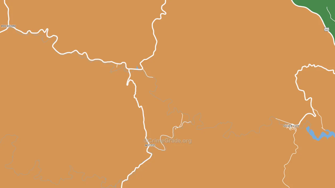 Mystic, SD Map of Drug-Related Crime Rates