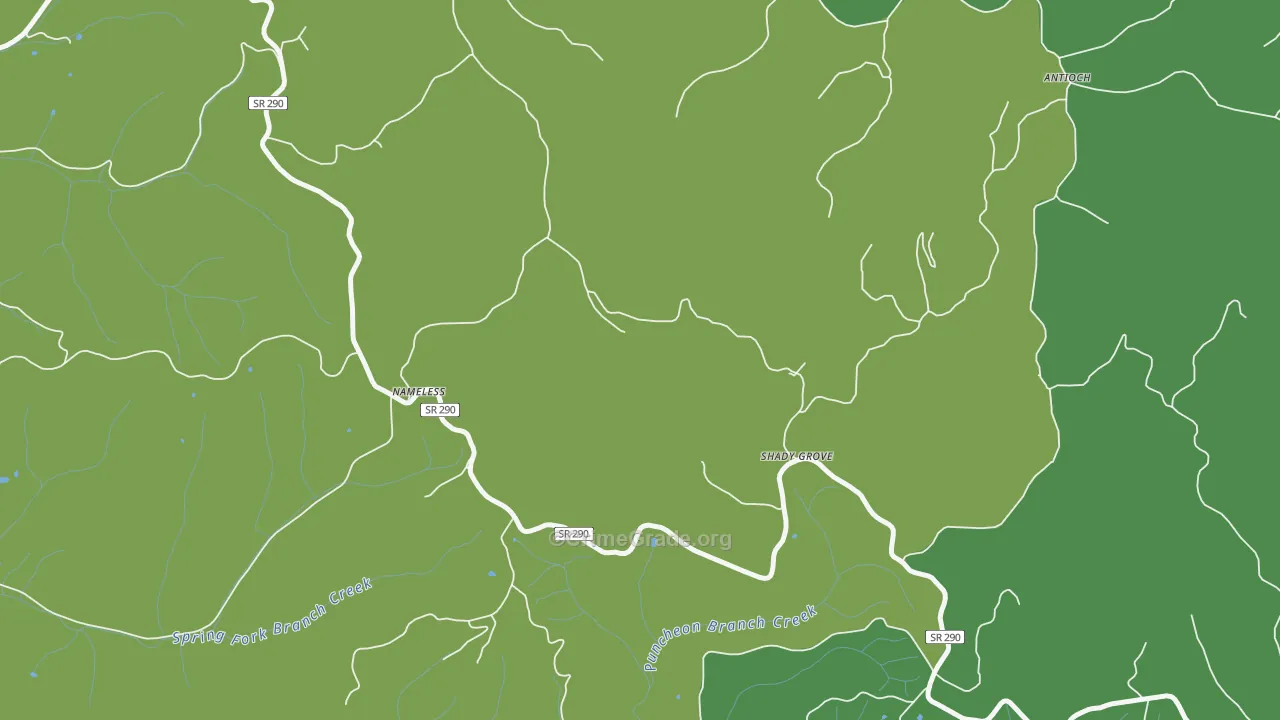 Nameless, TN Map of Drug-Related Crime Rates