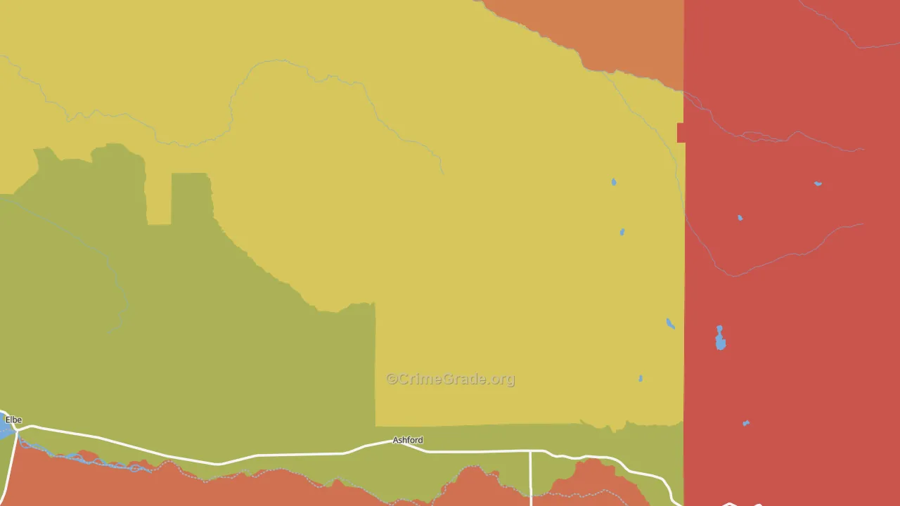 National, WA Map of Drug-Related Crime Rates