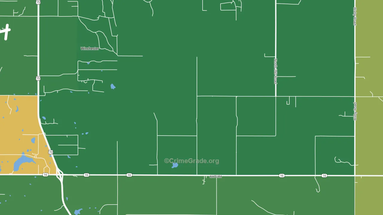 Natura, OK Map of Drug-Related Crime Rates