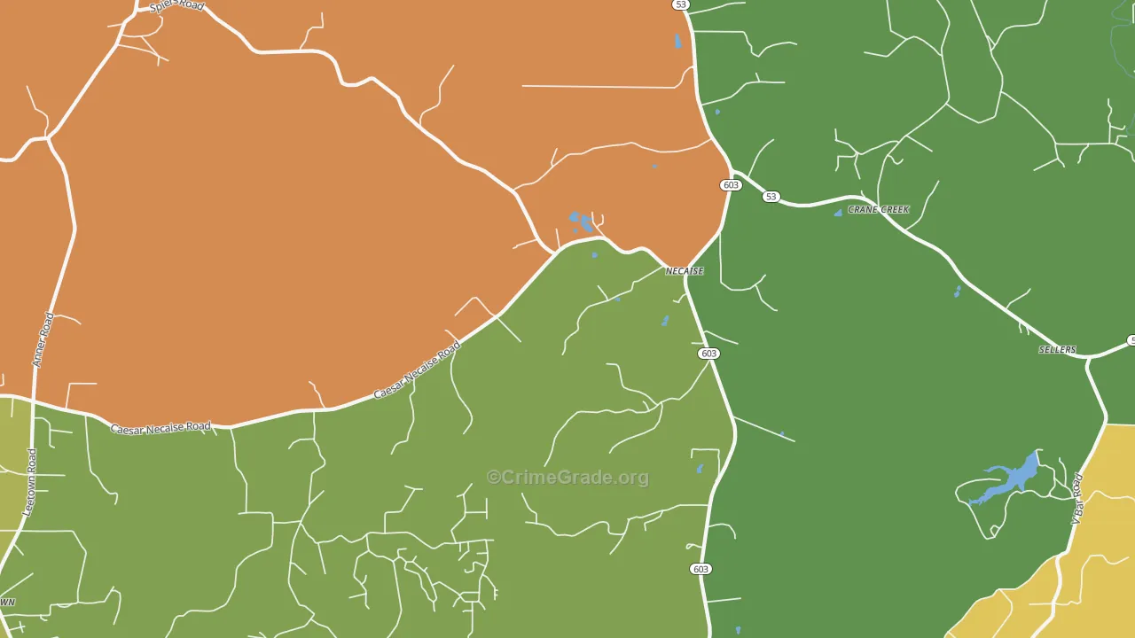 Necaise, MS Map of Drug-Related Crime Rates