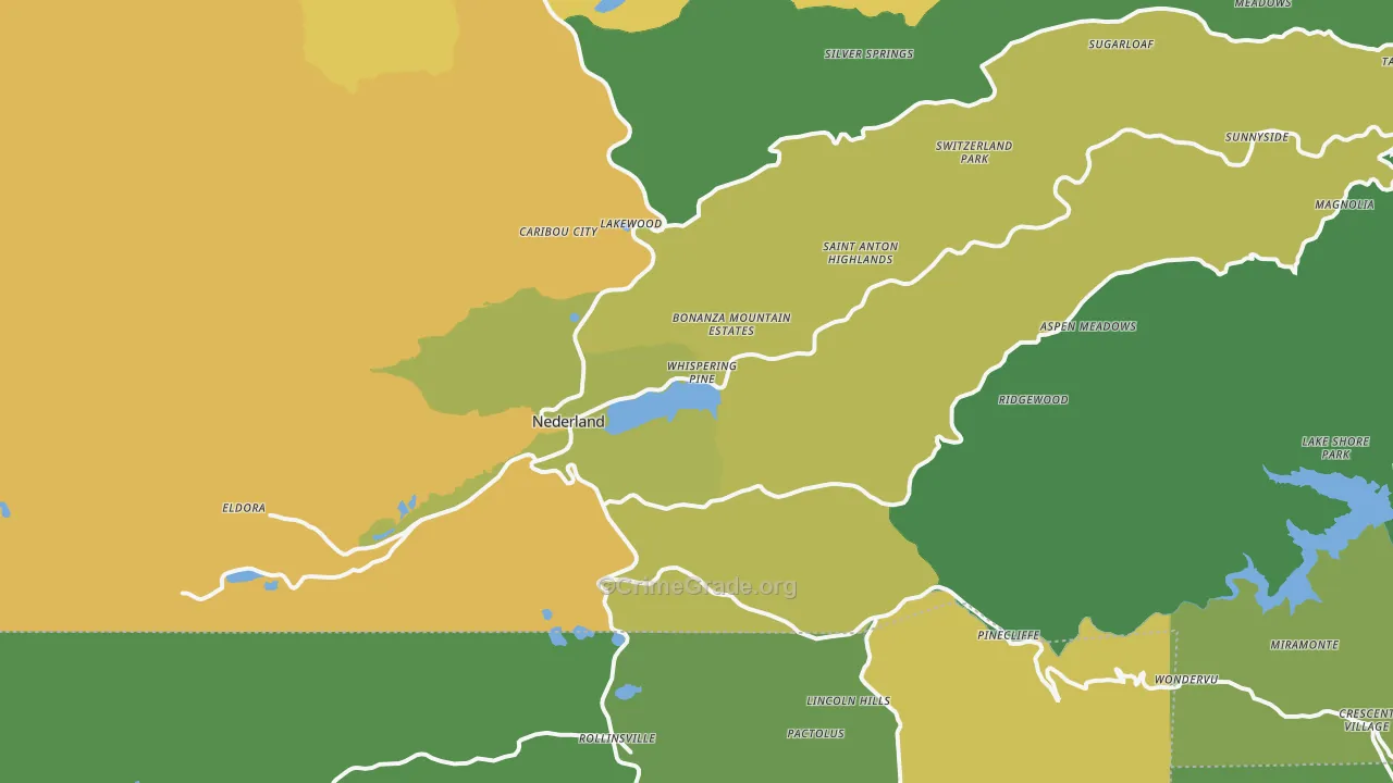 Nederland, CO Map of Drug-Related Crime Rates