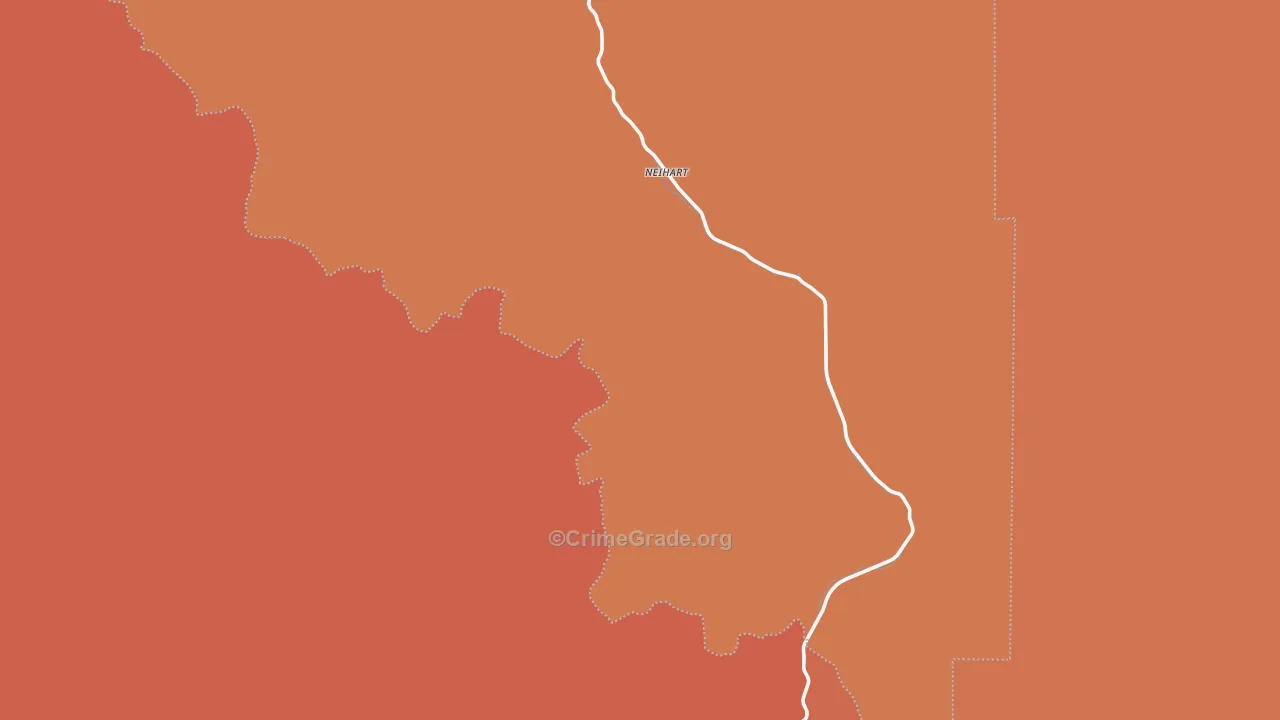 Neihart, MT Map of Drug-Related Crime Rates