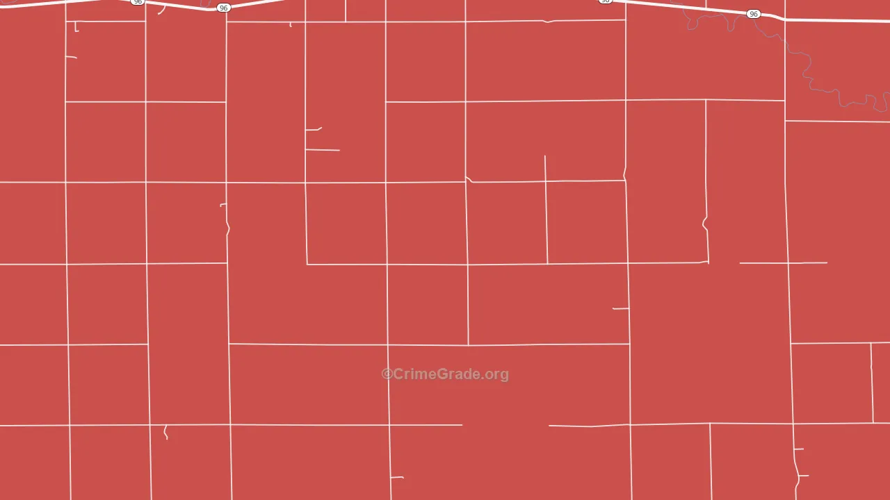Nekoma, KS Map of Drug-Related Crime Rates