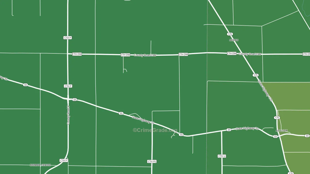 Nenno, WI Map of Drug-Related Crime Rates