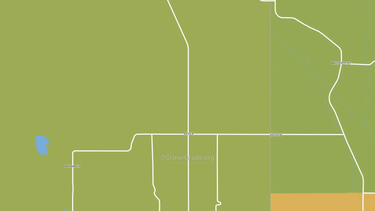 Neola, UT Map of Drug-Related Crime Rates