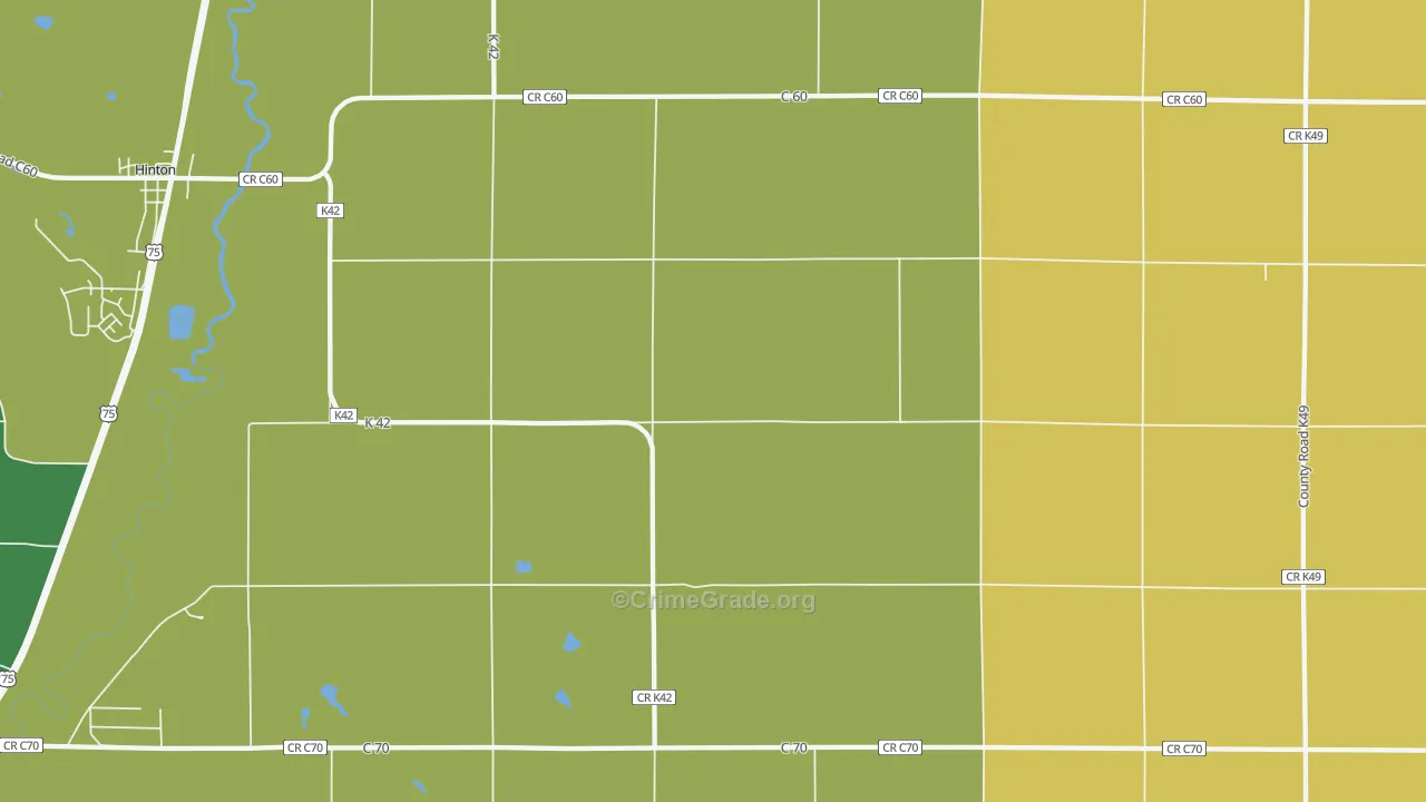 Neptune, IA Map of Drug-Related Crime Rates