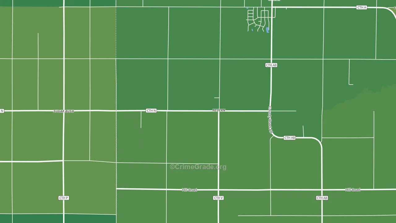 Neuern, WI Map of Drug-Related Crime Rates