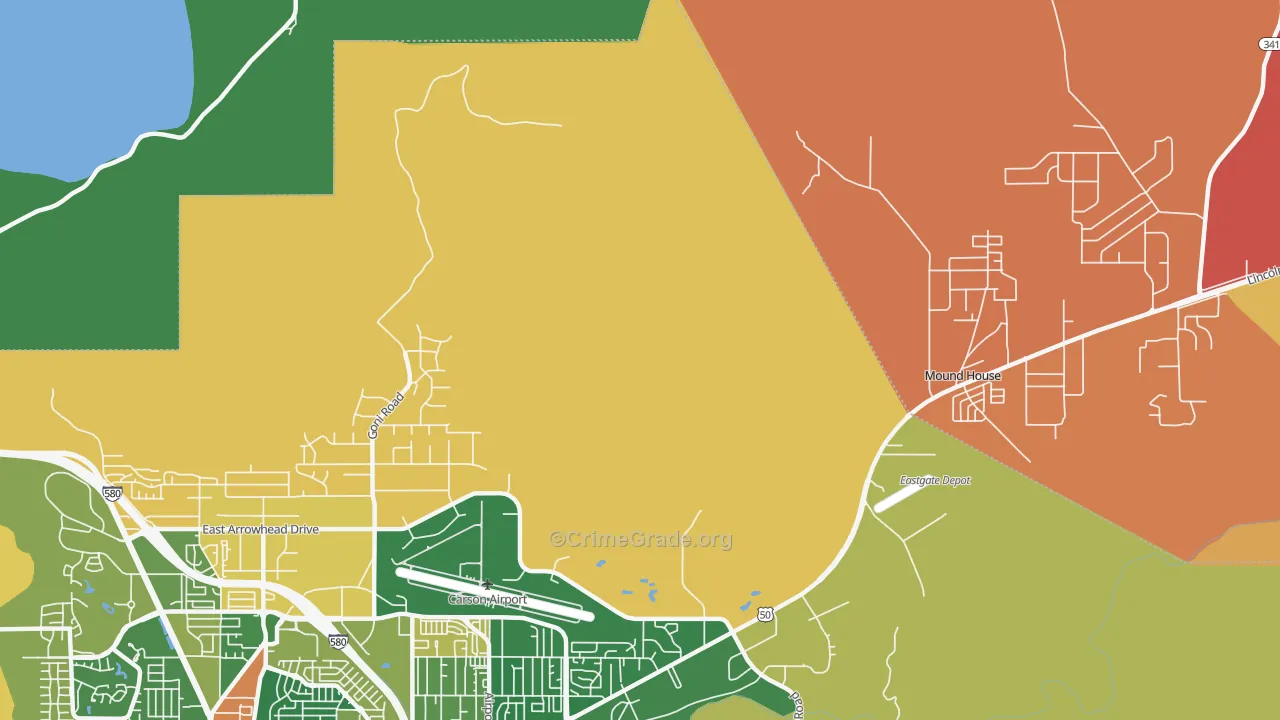 New Empire, NV Map of Drug-Related Crime Rates