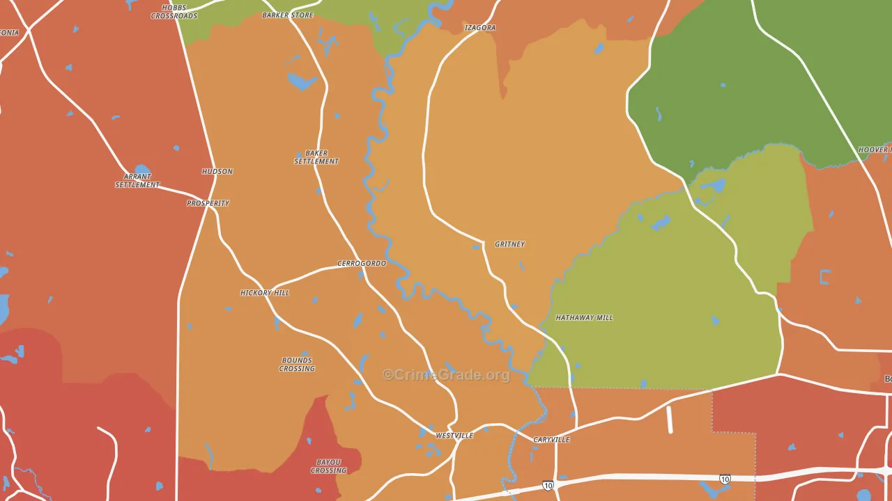 New Hope, FL Map of Drug-Related Crime Rates