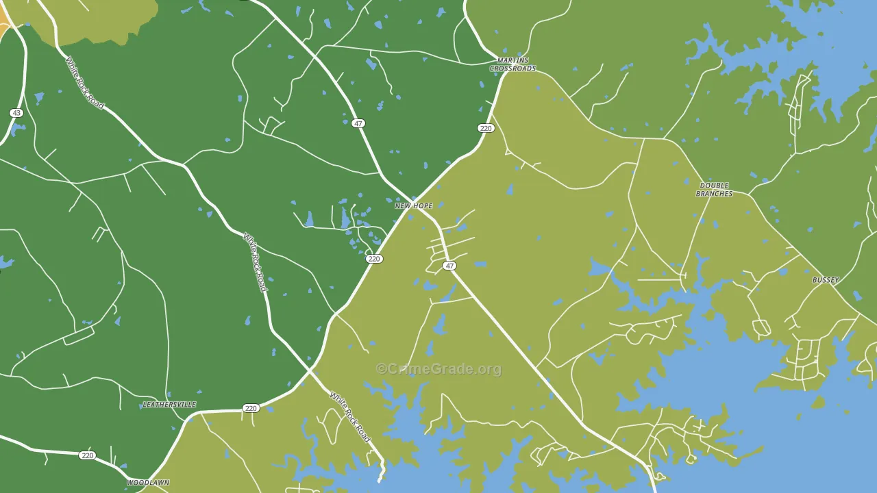 New Hope, GA Map of Drug-Related Crime Rates