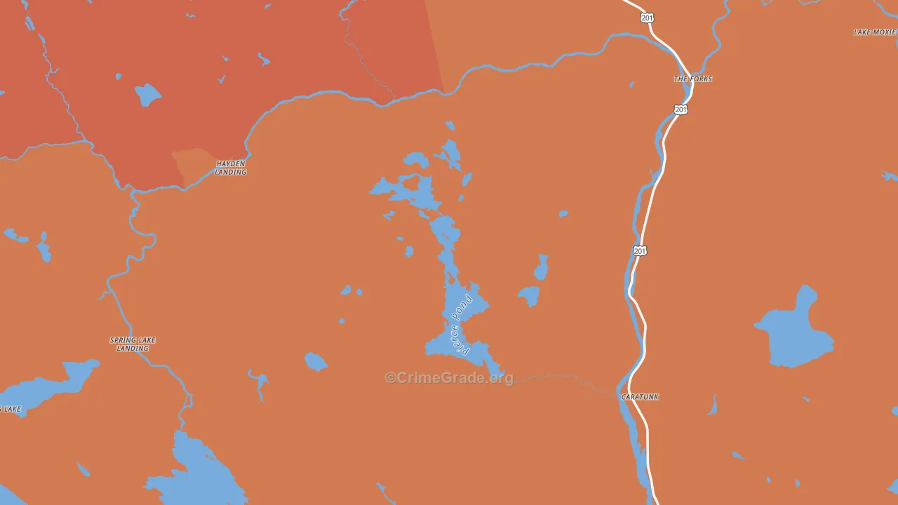 New Portland, ME Map of Drug-Related Crime Rates