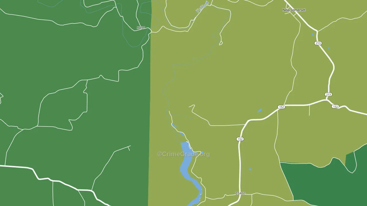 New Somerset, OH Map of Drug-Related Crime Rates