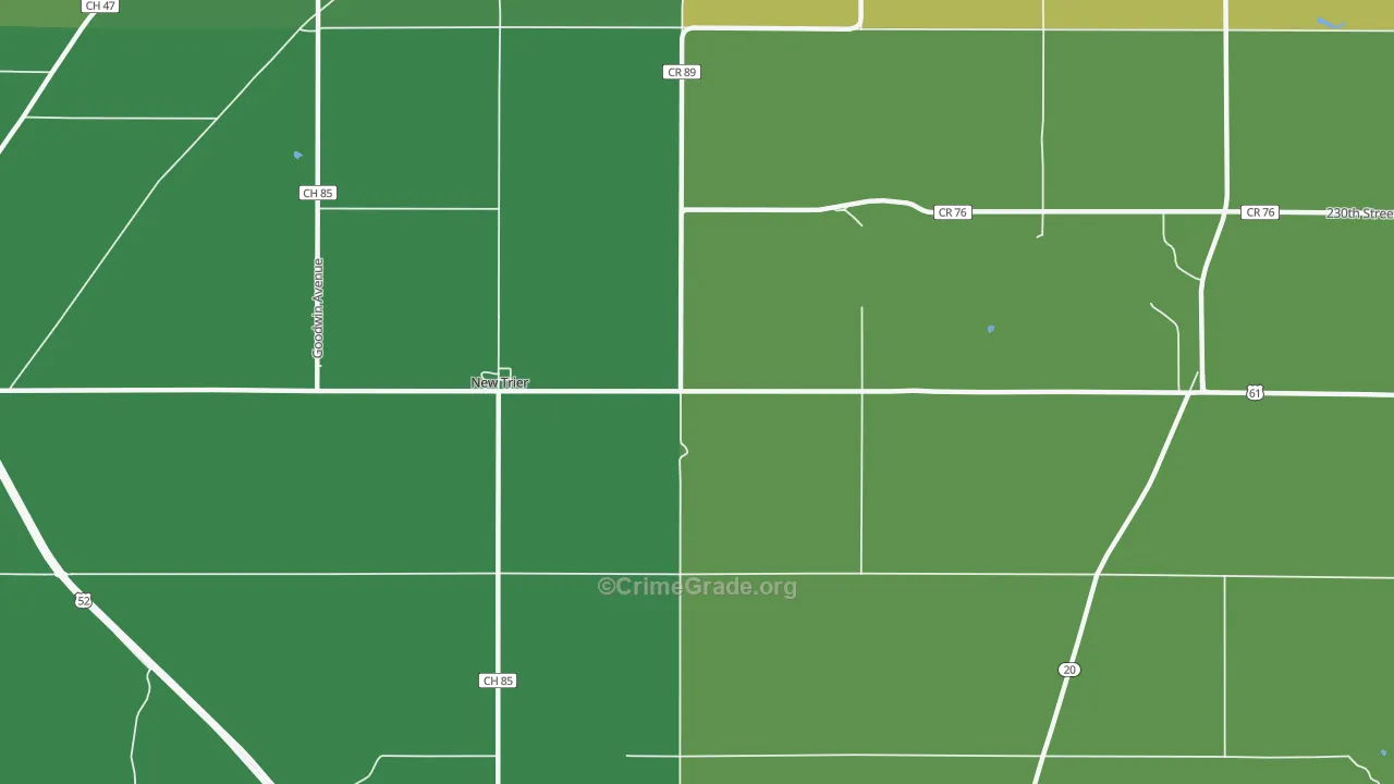 New Trier, MN Map of Drug-Related Crime Rates