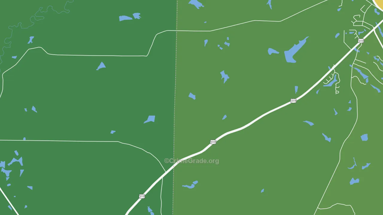 Newark, GA Map of Drug-Related Crime Rates