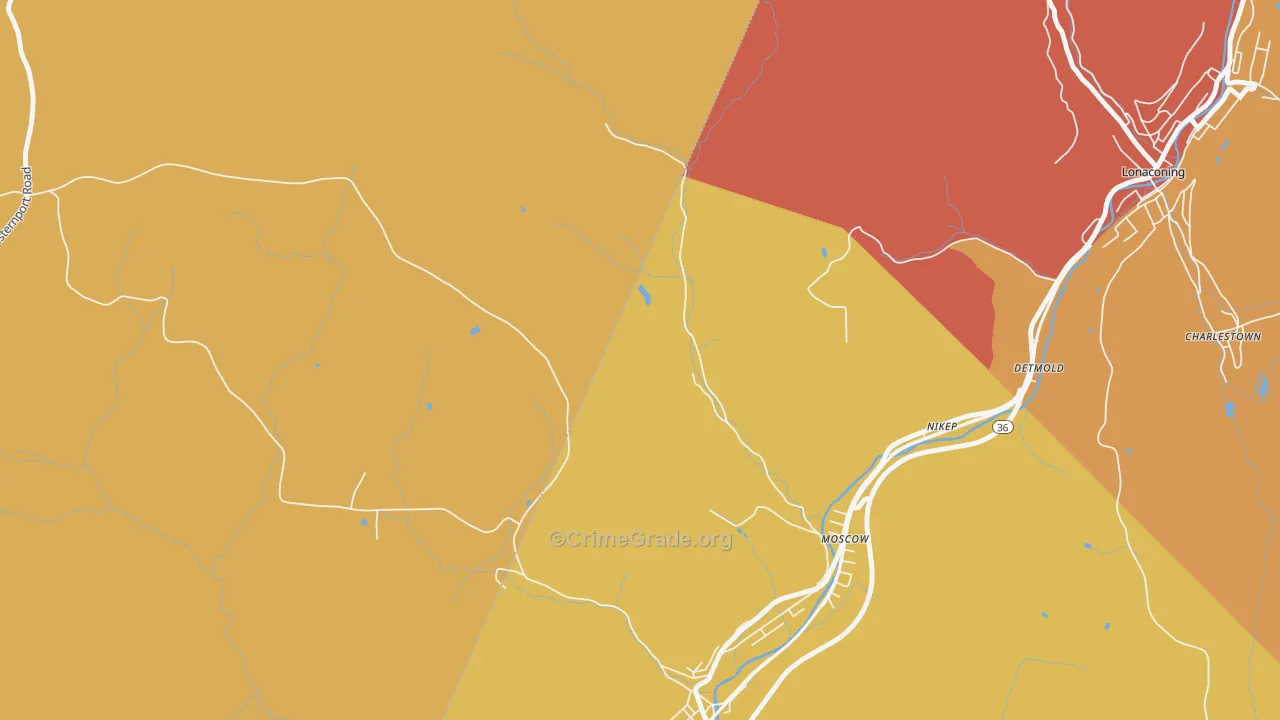 Nikep, MD Map of Drug-Related Crime Rates
