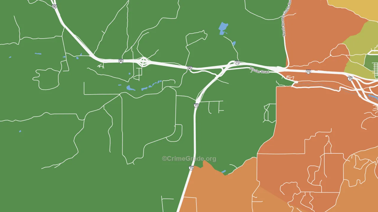 Nissler, MT Map of Drug-Related Crime Rates
