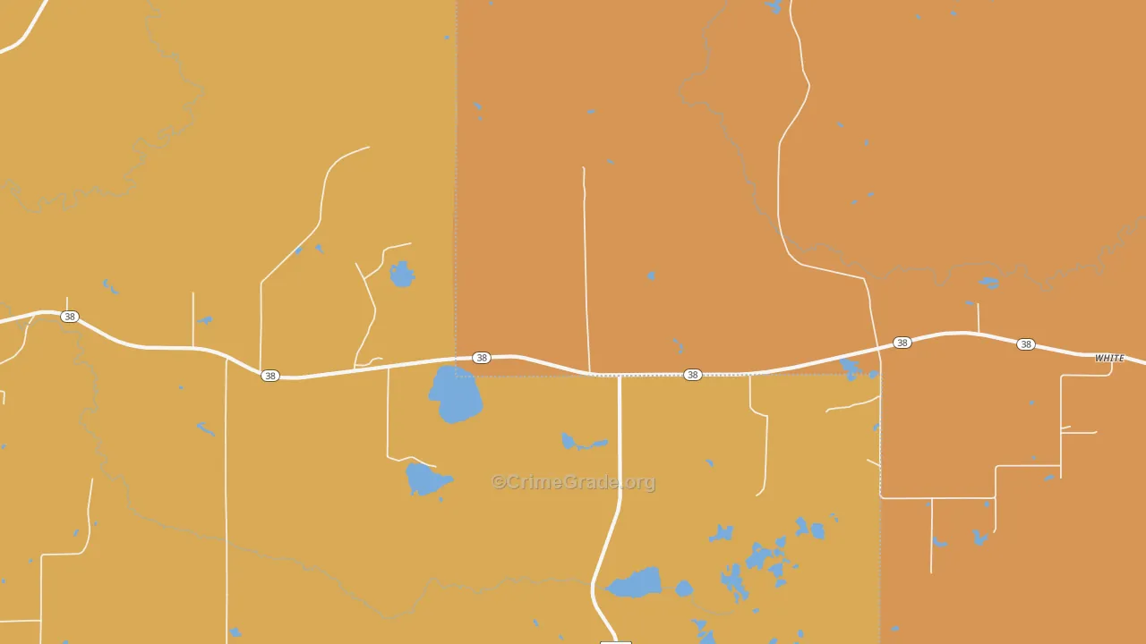 Nisula, MI Map of Drug-Related Crime Rates