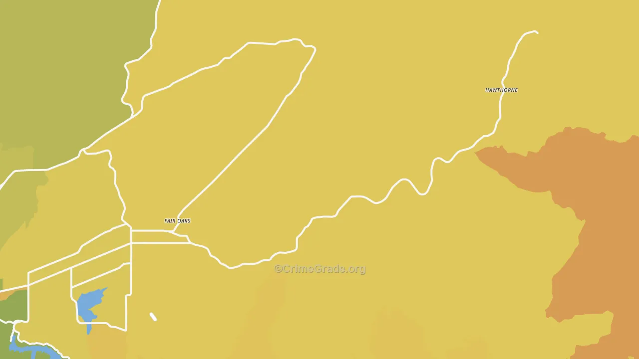 Nonpareil, OR Map of Drug-Related Crime Rates