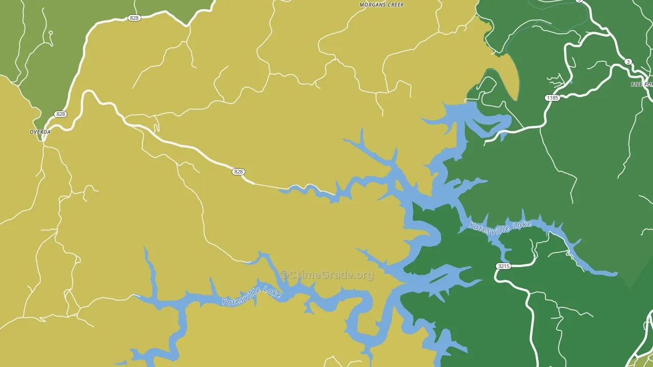 Noris, KY Map of Drug-Related Crime Rates