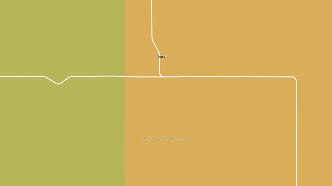 Norris, SD Map of Drug-Related Crime Rates
