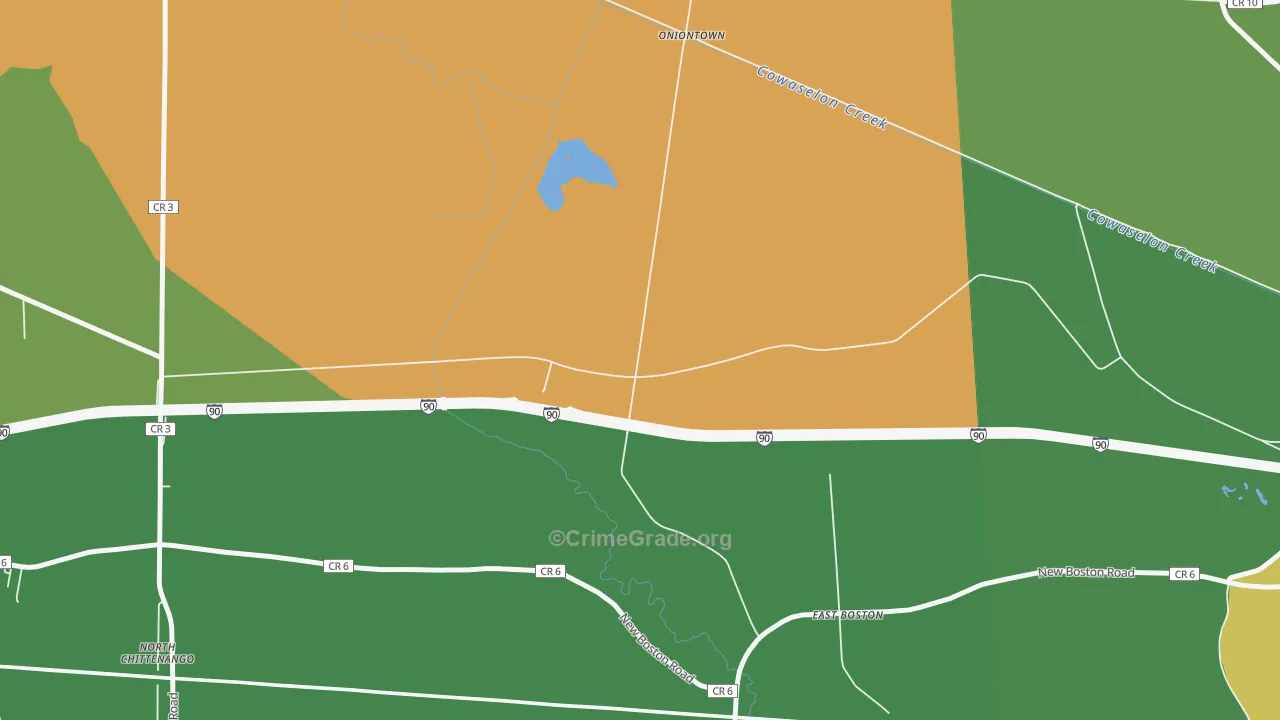 North Chittenango, NY Map of Drug-Related Crime Rates