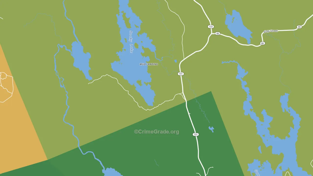 North Cutler, ME Map of Drug-Related Crime Rates