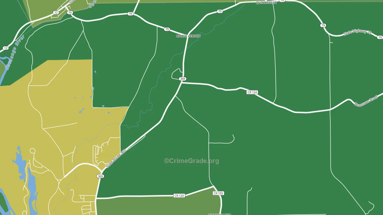 North Fenton, NY Map of Drug-Related Crime Rates