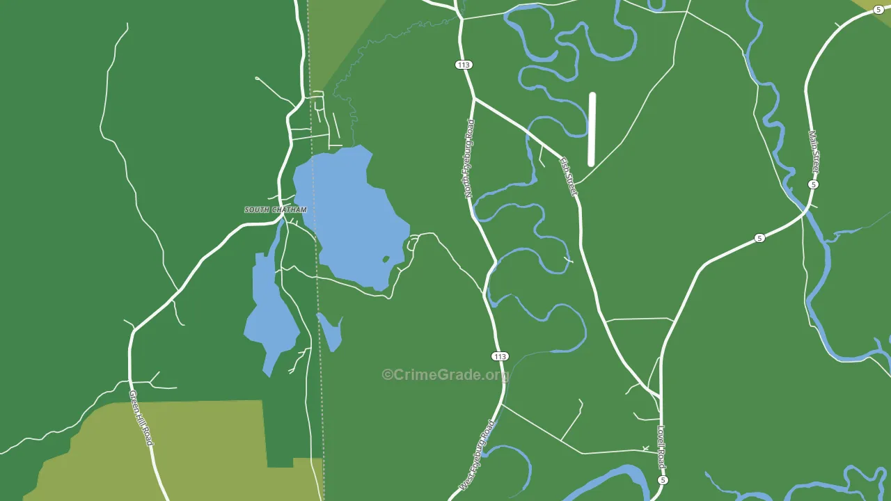 North Fryeburg, ME Map of Drug-Related Crime Rates