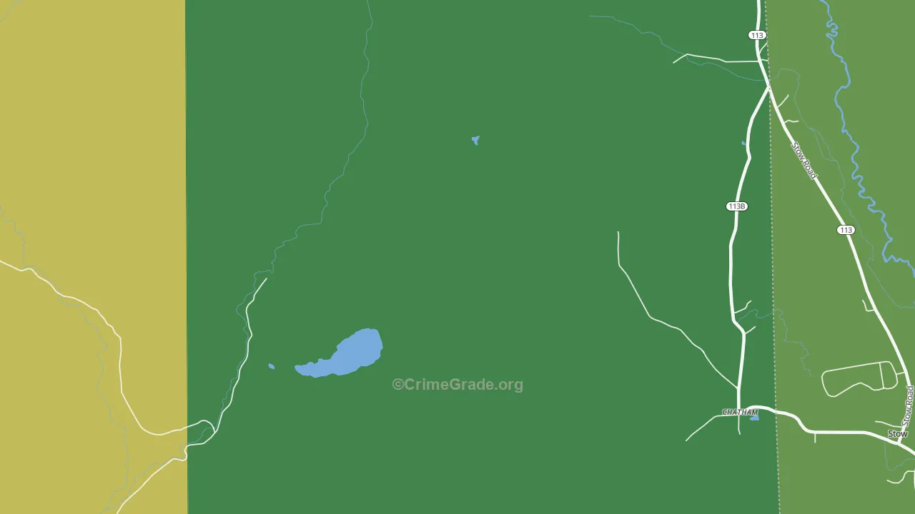 North Fryeburg, NH Map of Drug-Related Crime Rates