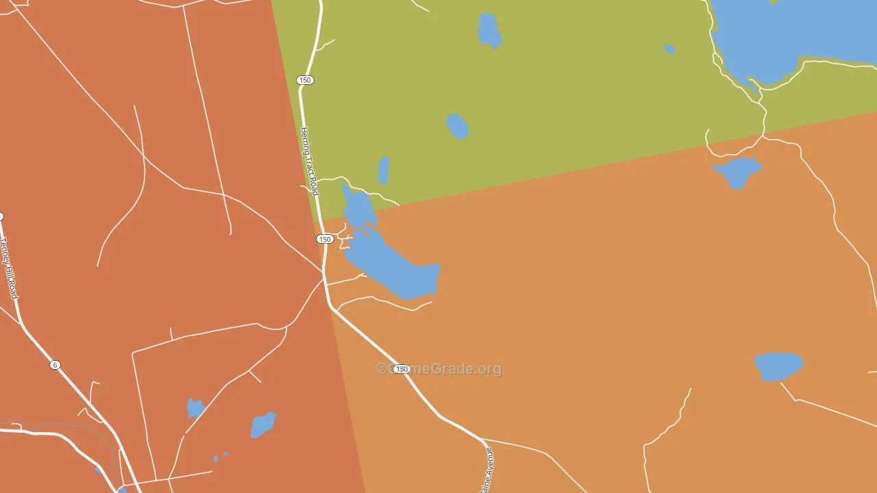 North Guilford, ME Map of Drug-Related Crime Rates