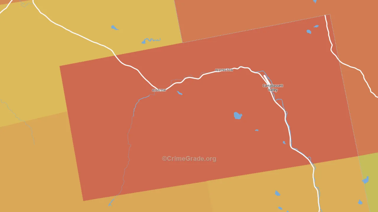 North Jay, ME Map of Drug-Related Crime Rates