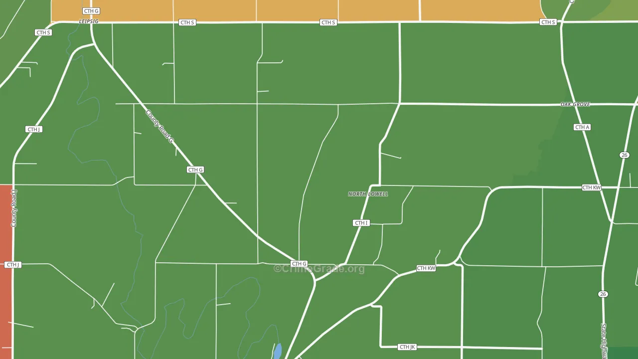 North Lowell, WI Map of Drug-Related Crime Rates