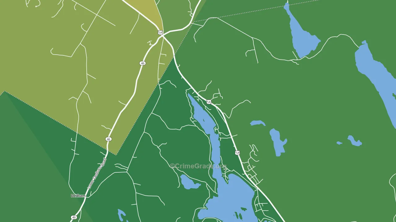 North Orland, ME Map of Drug-Related Crime Rates