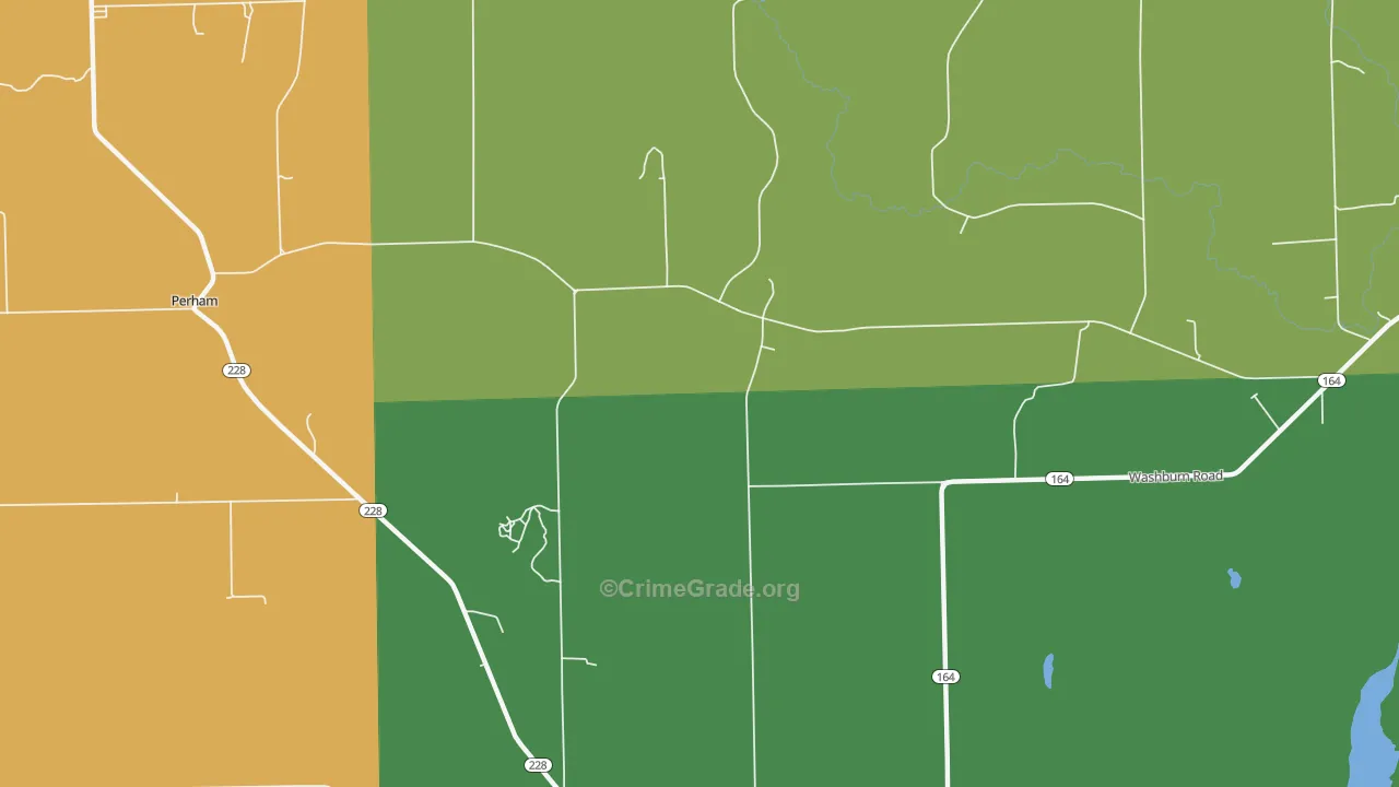 North Wade, ME Map of Drug-Related Crime Rates