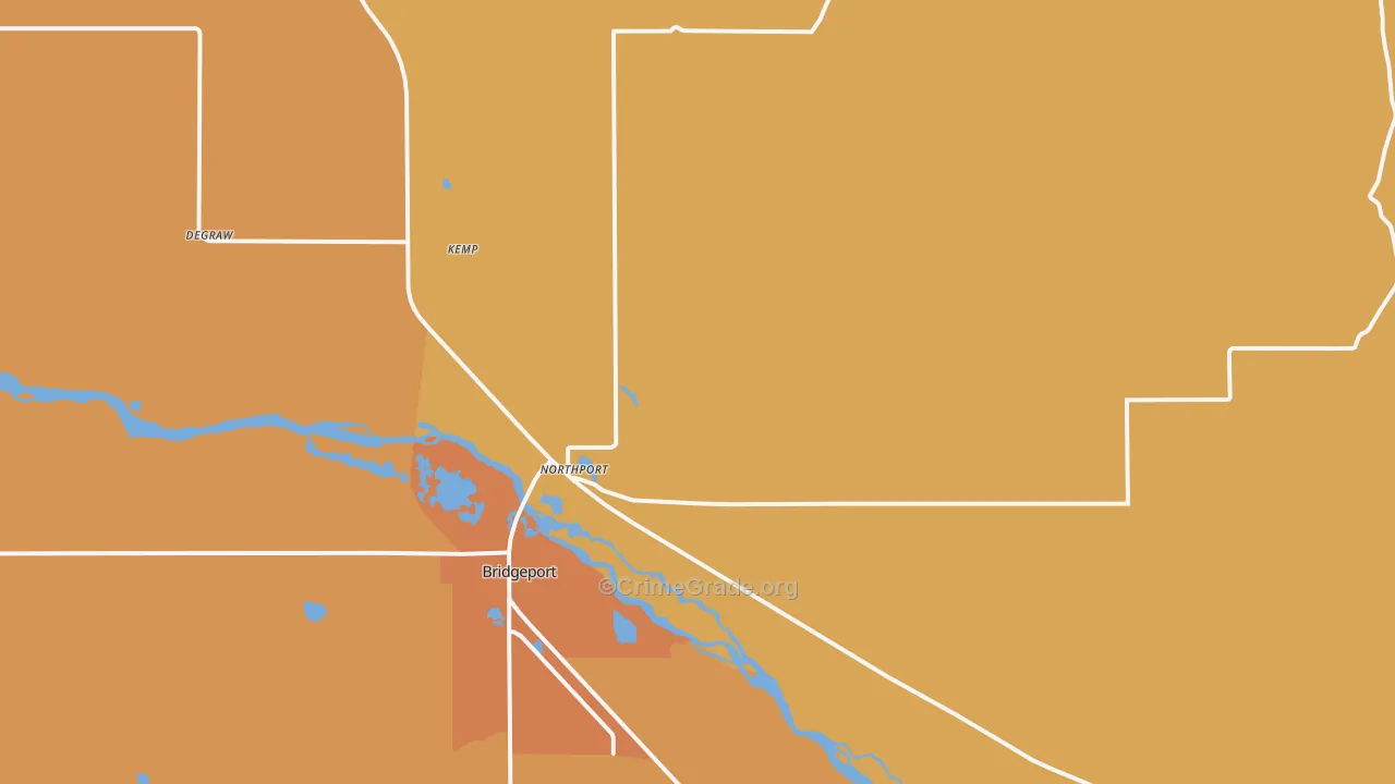 Northport, NE Map of Drug-Related Crime Rates