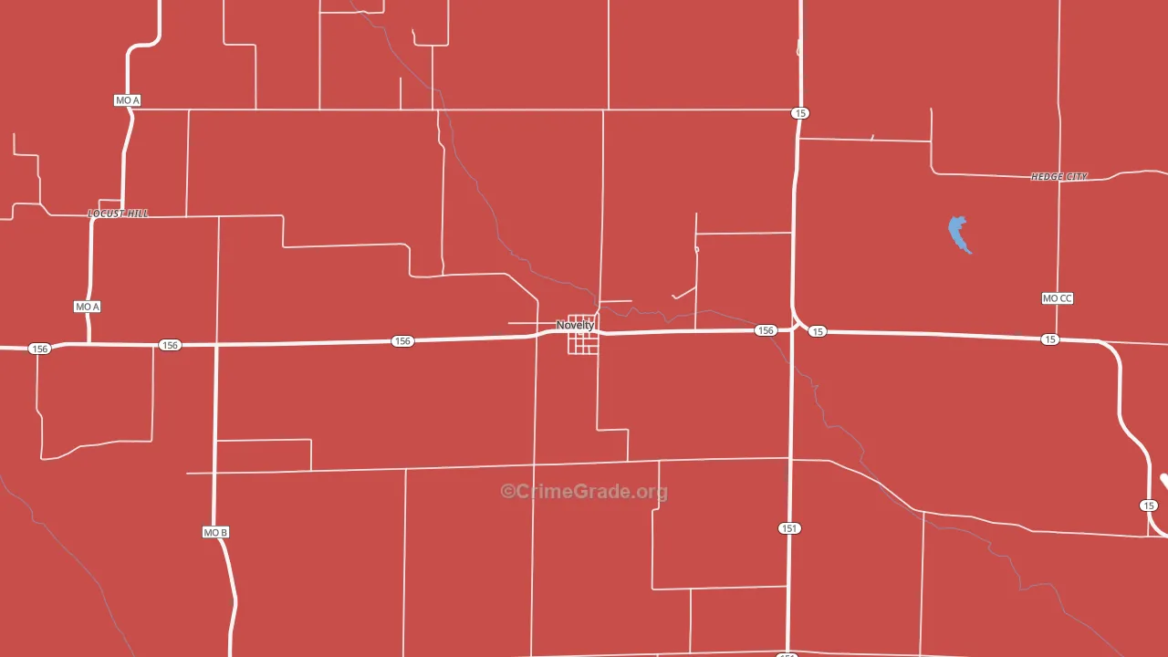 Novelty, MO Map of Drug-Related Crime Rates
