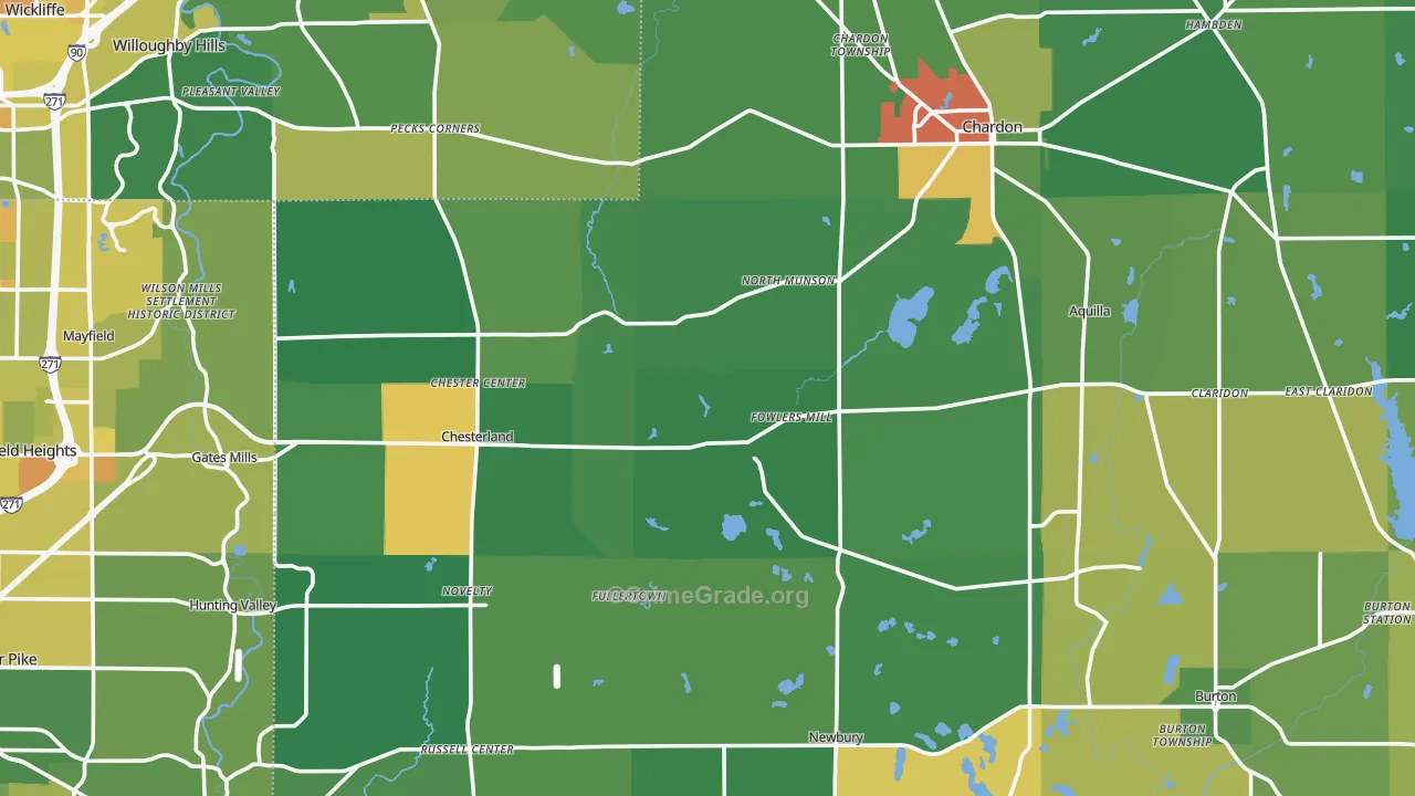Novelty, OH Map of Drug-Related Crime Rates