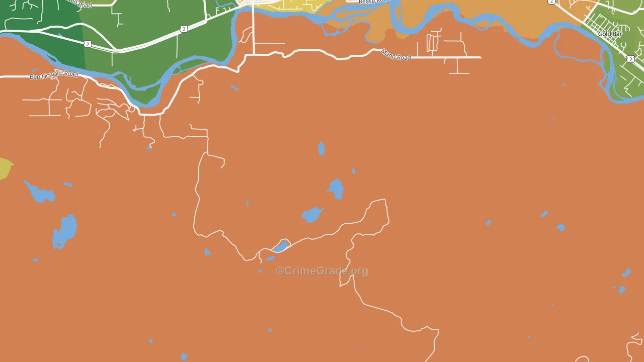 Novelty, WA Map of Drug-Related Crime Rates