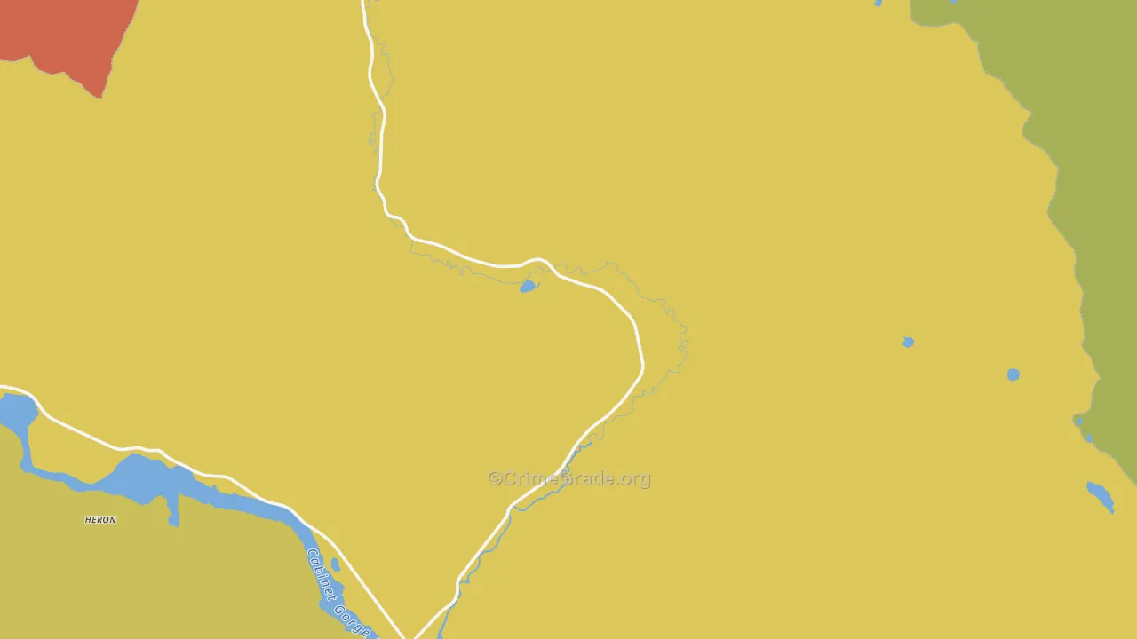 Noxon, MT Map of Drug-Related Crime Rates